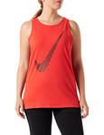 Nike DJ1742 W NK DF TANK ICON CLASH Vest women's chile red/black L