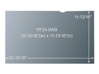 3M Sekretessfilter till widescreen-skärm 24 tum - Filter för personlig integritet - 24 - svart