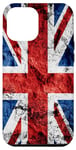 iPhone 14 Pro Max Cool Retro UK Distressed Flag Illustration Graphic Designs Case