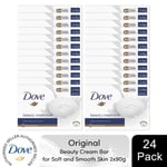 Dove Original Beauty Cream Bar Deep Moisture for Soft & Smooth Skin 2x90g, 24pk