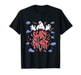 scary night ghost clip art funny day T-Shirt