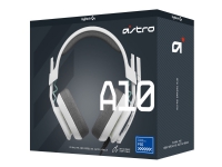 ASTRO Gaming A10 Gen 2 - Headset - fullstorlek - kabelansluten - 3,5 mm kontakt - vit