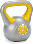 York Fitness Vinyl Full Body Strength Training 2, 3, 4 Kg Kettlebell Weight Set