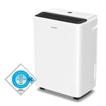 COMFEE' Dehumidifier 12L,Dehumidifiers for Home,Dehumidifier and HEPA Air Purifier,Quiet 39dB,APP Control,24 Timer dehumidifier,Continuous Drainage,Laundry Drying,Low Energy Consumption,Air Dryer Pro