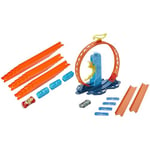 Hot Wheels Fisher-Price BHT77 Mattel Track Builder Pack with Vehicle - Amazon Exclusive & GLC90 Track Builder Unlimited Loop Kicker Pack
