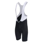 Merlin Wear Sport Cycling Bib Shorts - Black / White 2XLarge Black/White