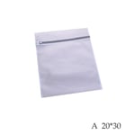 2in1 Zipped Wash Bag Laundry Washing Mesh Lingerie Underwear Clo A