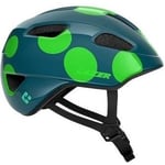 Cykelhjälm Barn Lazer Nutz KinetiCore Green Dots 50-56