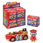 T-RACERS Series 2 – Surprise Car and Racing Driver. Build, Mix and Race. T-Racers Car can be taken apart and all parts are interchangeable. Includes the complete collection