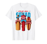 4th of july squad Independence day Cool Patriotic Crew T-Shirt