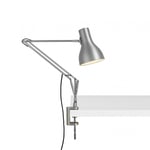 Skrivbordslampa Type 75, Utförande Klämfäste, Färg Silver Lustre