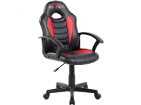 Red fighter C5, Universal gaming-stol, 90 kg, Polstret Sete, Polstret Rygg, Universell, Sort, Rød
