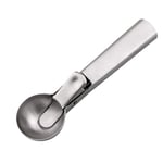cottonlilac Stainless Steel Ice Cream Scoop Multi-function Thickening Durable Kitchen Supplies Portable Convenient And Practical-Silver