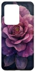 Galaxy S20 Ultra Lavender Blossom Purple Watercolor Floral Rose Flower Girly Case