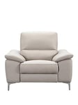 Very Home Pavilion Leather Power Recliner Armchair