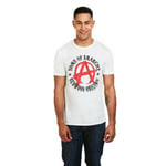 Sons Of Anarchy Mens - Anarchy - T-shirt - White