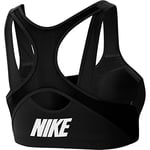Nike CN3718-010 Shape Zip Bra Sports Bra Womens Black/Black/White/(White) XS