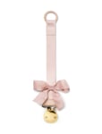 Pacifier Clip - Powder Pink Baby & Maternity Pacifiers & Accessories Pacifier Clips Pink Elodie Details