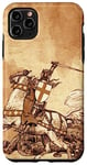 Coque pour iPhone 11 Pro Max Chevalier médiéval Dragon Slayer Renaissance Moyen Âge