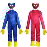 Huggy Wuggy Kostym Poppy Playtime Suit Z PINK S(100-110cm)