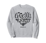 Love Does No Wrong To Others Bible Verse Christian Sweatshirt