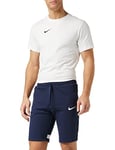 Nike Strike 21 Fleece Short - Pantacourt / bermuda - Short - Homme - Bleu nuit/blanc - L