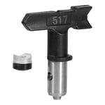 (517)Airless Paint Spray Gun Tip Nozzle Black Spraying Machine Useful Reversi RE