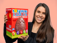 Tony&#39;s Chocolonely melkesjokolade-påskeegg