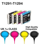 12 COMPATIABLE INKS for Epson Stylus SX235W SX420W SX425W SX435W SX438W SX445W