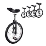 AHAI YU Unicycle for Kids 20 Inch Black, Adults/Beginners/Male Teen 24/18/16inch Wheel Unicycles, Age 12-17 Years Old, Outdoor Fun Balance Cycling, (Size : 16INCH)
