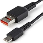StarTech.com Câble Chargeur Sécurisé 1m - Câble USB-A vers USB-C Data Blocker - Protection No-Data Charge/Alim. SmartPhone/Tablette - Câble Blocage Transfert Données USB (USBSCHAC1M)