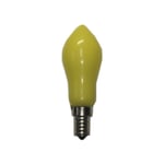 Gul glödlampa kronljus E14 25W