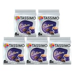 Tassimo Hot Chocolate Pods Cadbury Hot Chocolate 5 x 8 Pods 40 Drinks