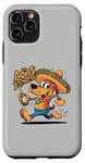 iPhone 11 Pro Adios Bitchachos Dog In Sombrero Funny Cinco De mayo Quote Case