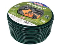 Faithfull FAIHOSE50AV Reinforced Hose Kit 50M (164ft) with 3 Fittings and Multipattern Spray Gun