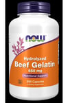 NOW Foods - Beef Gelatin 550 Mg (200 Caps.)