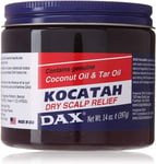 DAX HAIR WAX KOCATAH DRY SCALP RELIEF WITH COCONUT OIL AND TAR OIL 397 G / 14OZ