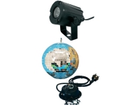 Eurolite 50101856 LED (RGB) discokula med LED-belysning, med motor 20 cm