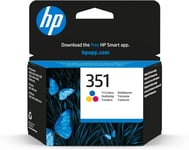 HP 351 COLOUR INK CARTRIDGE FOR HP PHOTOSMART C4480 C4343 J5783 GENUINE SEALED