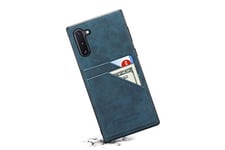 OEM Coque et étui téléphone mobile Oem Etui en cuir coque avec carte pour samsung note10 blue on928