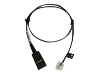Jabra - Headset-kabel - Snabburkoppling till RJ-45 - 50 cm - för BIZ 2300, 2400 Siemens OpenStage 30, 40, 40T, 60, 80, 80T