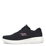 Skechers Women's Go Walk Joy-Ecstatic Sneaker, Black/White, 3 UK