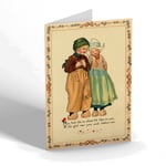 VALENTINES DAY CARD - Vintage Design - My, But Dis is What I'd Like To See