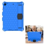iPad 10.2 (2019) honeycomb EVA silicone combo case - Blue