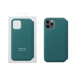 Genuine Brand New Sealed Apple iPhone 11 Pro Leather Folio Case Peacock