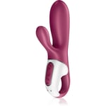 Satisfyer HOT BUNNY CONNECT APP vibrator med klitorisstimulator Violet 17,3 cm