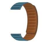 Amazfit Balance Armband i silikon med magnetstängning, blå