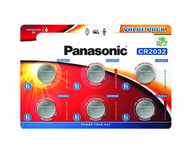 Panasonic Lithiumbatteri 3 V - CR2032 - 6pack