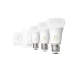 Philips Hue Kit de démarrage - White Ambiance E27 x3 + Interrupteur