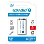 Genopladelige batterier EverActive EVHR22-550C 9 V